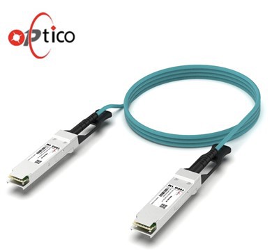 200G QSFP56 से 200G QSFP56 AOC स्पाइन कनेक्ट केबल